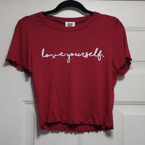 Love Yourself Crop Top